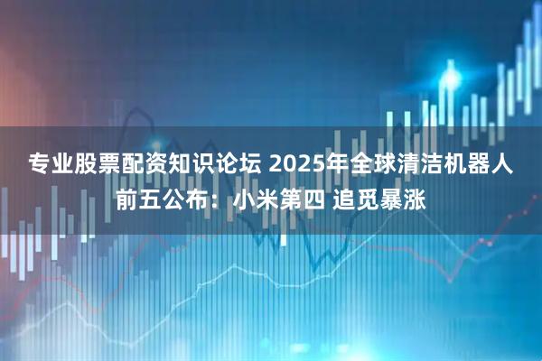 专业股票配资知识论坛 2025年全球清洁机器人前五公布：小米第四 追觅暴涨